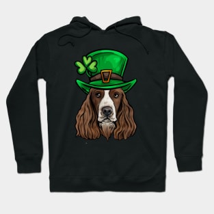 St Patricks Day English Springer Spaniel Hoodie